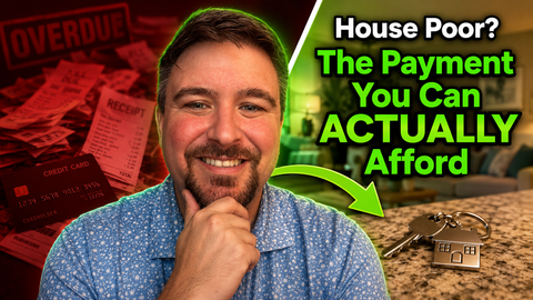 Homebuyer comparing a lender pre-approval letter against a personal monthly budget