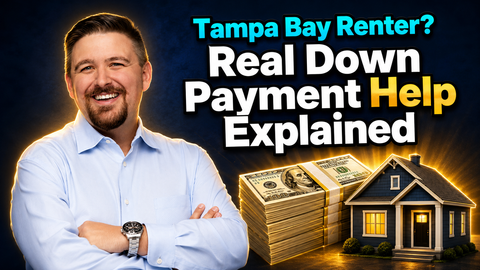 First-time home buyer researching Tampa down payment assistance programs on a laptop