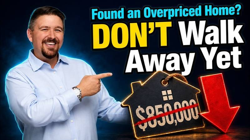 Buyer reviewing home comps and price history on a laptop to check if a house is overpriced