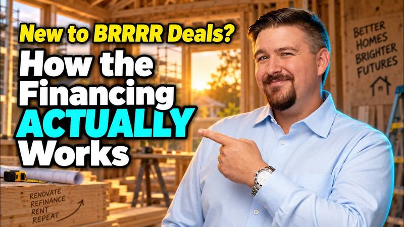 Investor reviewing BRRRR financing numbers including loan to cost and loan to ARV before making an offer
